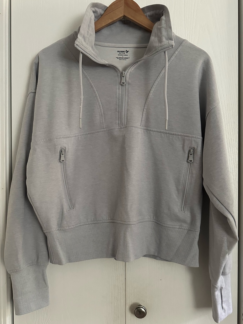 Women’s Old Navy Cropped 1/4 Zip Sweatshirt